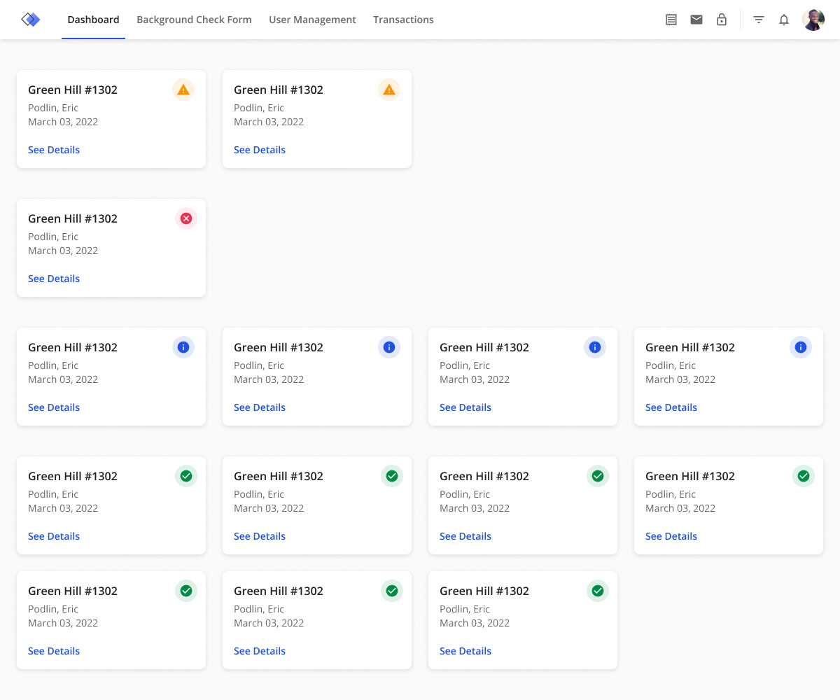 Screenshot of the WSP SAFE FFL dashboard on desktop, a number of cards showing a summary of information.