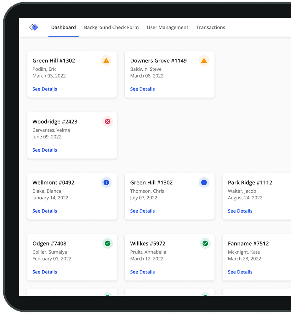 Tablet mockup of the WSP SAFE dashboard.
